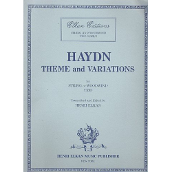Theme and Variations : for 3 instruments - Franz Joseph Haydn