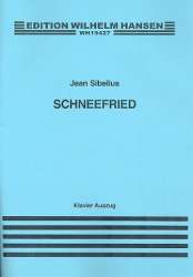 Schneefried op.29 : für Sprecher, - Jean Sibelius