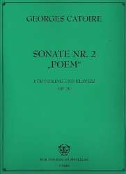 Sonate Nr.2 : für Violine und Klavier - Georges Catoire