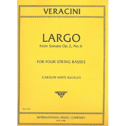 Largo from Sonata op.2,6 : for 4 - Francesco Maria Veracini