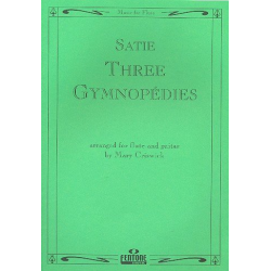 3 Gymnopedies : for flute and guitar - Erik Satie