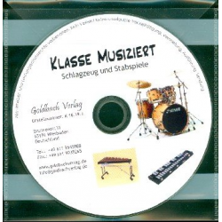 Bläserklassenschule "Klasse musiziert" - CD Schlagzeug und Stabspiele