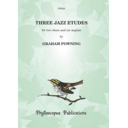 3 Jazz Etudes : for 2 oboes and cor anglais - Graham Powning