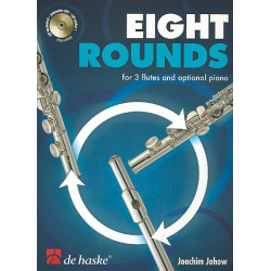 8 Rounds (+CD) : für 3 Flöten, - Joachim Johow