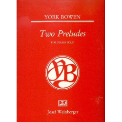Bowen, York : Two Preludes - Edwin York Bowen