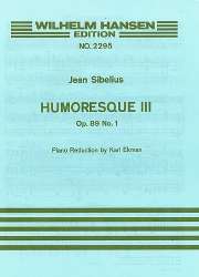 Humoreske Nr.3 op.89,1 : - Jean Sibelius