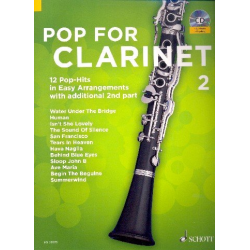 Pop for Clarinet Band 2 (+CD) - Uwe Bye / Arr. Uwe Bye