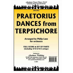 Dances From Terpsichore (Lane) Pack Orchestra - Michael Praetorius