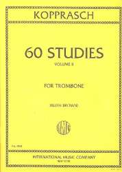 60 Studies vol.2 : for trombone -Carl Kopprasch