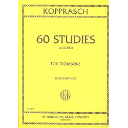 60 Studies vol.2 : for trombone -Carl Kopprasch