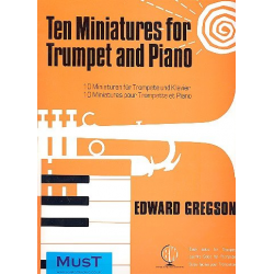 10 Miniatures : for trumpet and piano - Edward Gregson