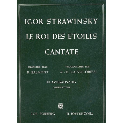 Le roi des etoiles : Kantate - Igor Strawinsky