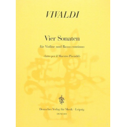 4 Sonaten : für Violine und Bc - Antonio Vivaldi