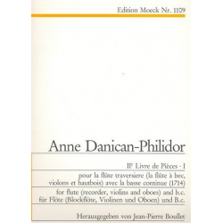 Deuxième livre de pièces Teil 1 : - Anne Danican Philidor