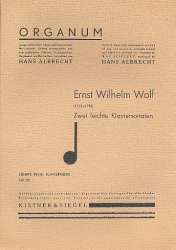 2 leichte Sonaten für Klavier - Ernst Wilhelm Wolf