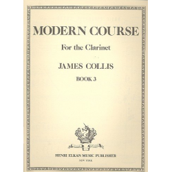 Modern Course vol.3 for Clarinet - James Collis