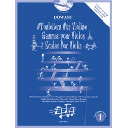 Tonleitern (+CD) : für Violine