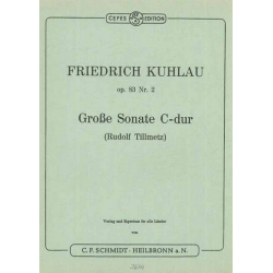 Große Sonate C-Dur op. 83,2 : - Friedrich Daniel Rudolph Kuhlau