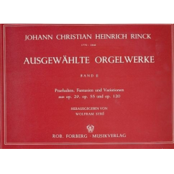 Ausgewählte Orgelwerke Band 2 : - Johann Christian Heinrich Rinck