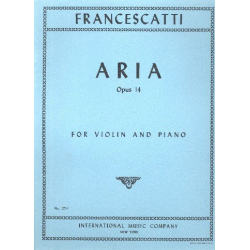 Aria op.14 : - Zino Francescatti