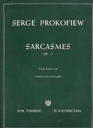 Sarcasmes op.17 : für Klavier - Sergei Prokofieff