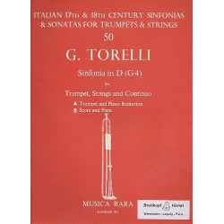 Sonata D-Dur G4 : für Trompete, - Giuseppe Torelli