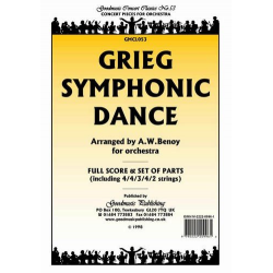 SYMPHONIC DANCE : FOR FULL ORCHESTRA - Edvard Grieg
