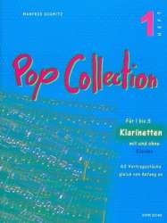 Pop Collection 1  62 Vortragsstücke für Klarinette(n) - Manfred Schmitz