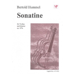 Sonatine op.107a : für Violine und Klavier - Bertold Hummel