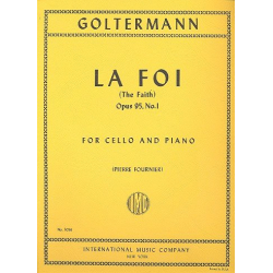 La foi op.95 no.1 : for cello and -Georg Goltermann