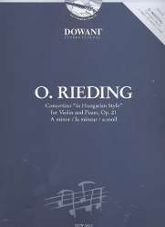 Concertino in Hungarian style a-Moll op.21 : - Oskar Rieding