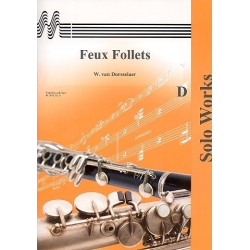Feux Follets for flute (violin, clarinet, alto sax) and piano - Willy van Dorsselaer
