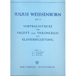 Vortragsstücke op.9 Band 2 : - Julius Weissenborn