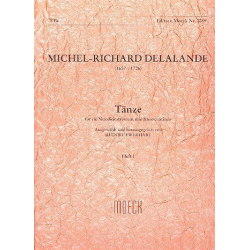 Tänze Band 1 : für ein - Michel-Richard Delalande