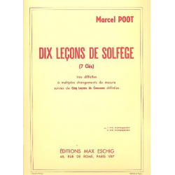 10 lecons de solfège - Marcel Poot