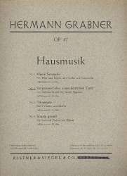 Variationen über einen deutschen Tanz von Melchior Franck op.47,2 - Hermann Grabner