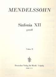 Sinfonia g-Moll Nr.12 : - Felix Mendelssohn-Bartholdy