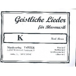 Geistliche Lieder - Bass in C (Bariton / Posaune / 1. Bass) - Karl Moser