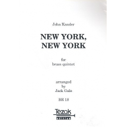 New York New York : für 5 Blechbläser -John Kander