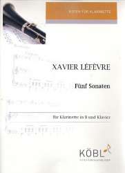 5 Sonaten - Jean Xavier Lefèvre