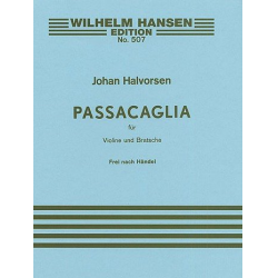 Passacaglia für Violine und Viola -Johan Halvorsen