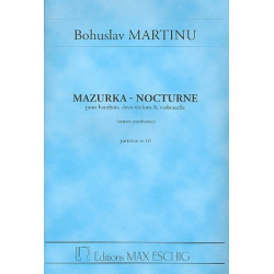 Mazurka-Nocturne : für Oboe, - Bohuslav Martinu