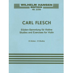 Studies and Exercises vol.1 : for violin - Carl Flesch
