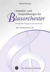 Aufwärm- und Einspielübungen für Blasorchester - Bb Bass / Bassklarinette - Alfred Pfortner