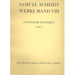 Sämtliche Werke Band 8 : - Samuel Scheidt