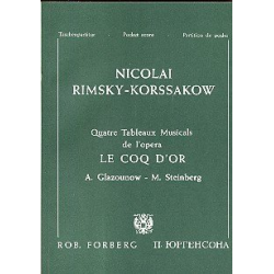 4 tableaux musicales : - Nicolaj / Nicolai / Nikolay Rimskij-Korsakov