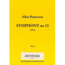 Sinfonie Nr.13 : - Allan Pettersson