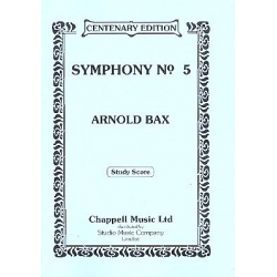Sinfonie Nr. 5 für Orchester (Studienpartitur) - Arnold Edward Trevor Bax
