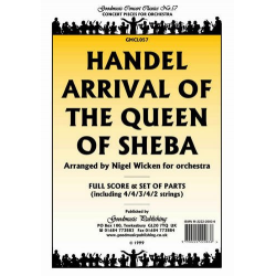Arrival of the Queen of Sheba : for orchestra - Georg Friedrich Händel (George Frederic Handel)