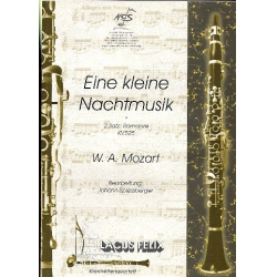 Eine kleine Nachtmusik KV 525, 2. Satz: Romanze, Klar.-Quartett, Part./Stimmen - Wolfgang Amadeus Mozart / Arr. Johann Spiessberger